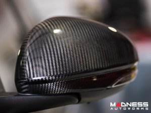 Alfa Romeo Giulia Mirror Covers - Carbon Fiber - Caps - Feroce Carbon